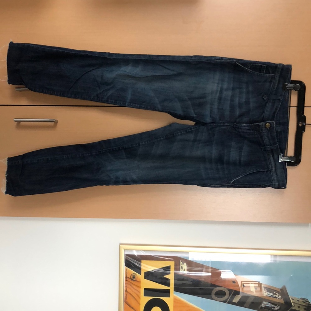 R13 size 27 relaxed skinny denim